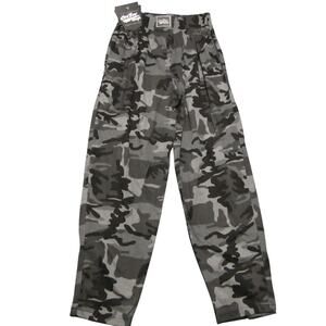 California Crazee Wear Pants Small Camouflage Baggy Parachute MC Hammer USA